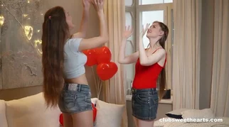 Teen Lesbian Porn 2022.02.14 Alexiya And Flamy Nika Will You Be My ...