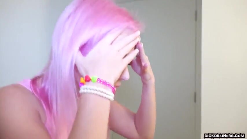 Aria Banks pink haired Dickdrainers hard bbc