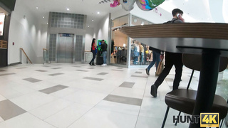 Hot brunette has sex for money