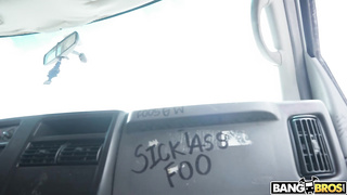 Hardcore bus/lunch break slut