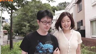 Japanese mom fucked by Bully.