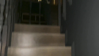 Robber fucked y. s. girl with big tits and cum on her pussy.