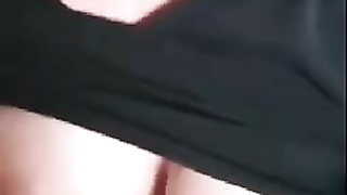 blonde bitch shows off her body