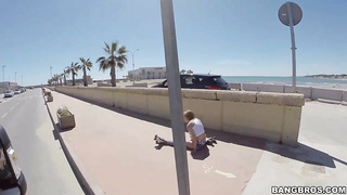 Valeria Tries a Dick Sandwich! - Valeria Blue