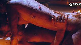 Sudipa Desi Desi Indian Marriage Anniversary Special Candle Light Chocolate Sex with Hot Teen Sudipa