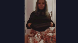 Teen Polish whore shows her tits and these look sexy