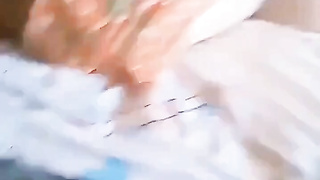 I squirted cum on the side of my mother's big bulging ass