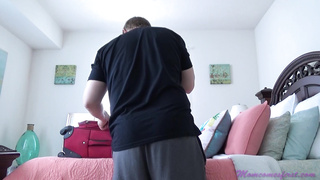 Brianna Beach - Mother And Son Play While Father Is Away