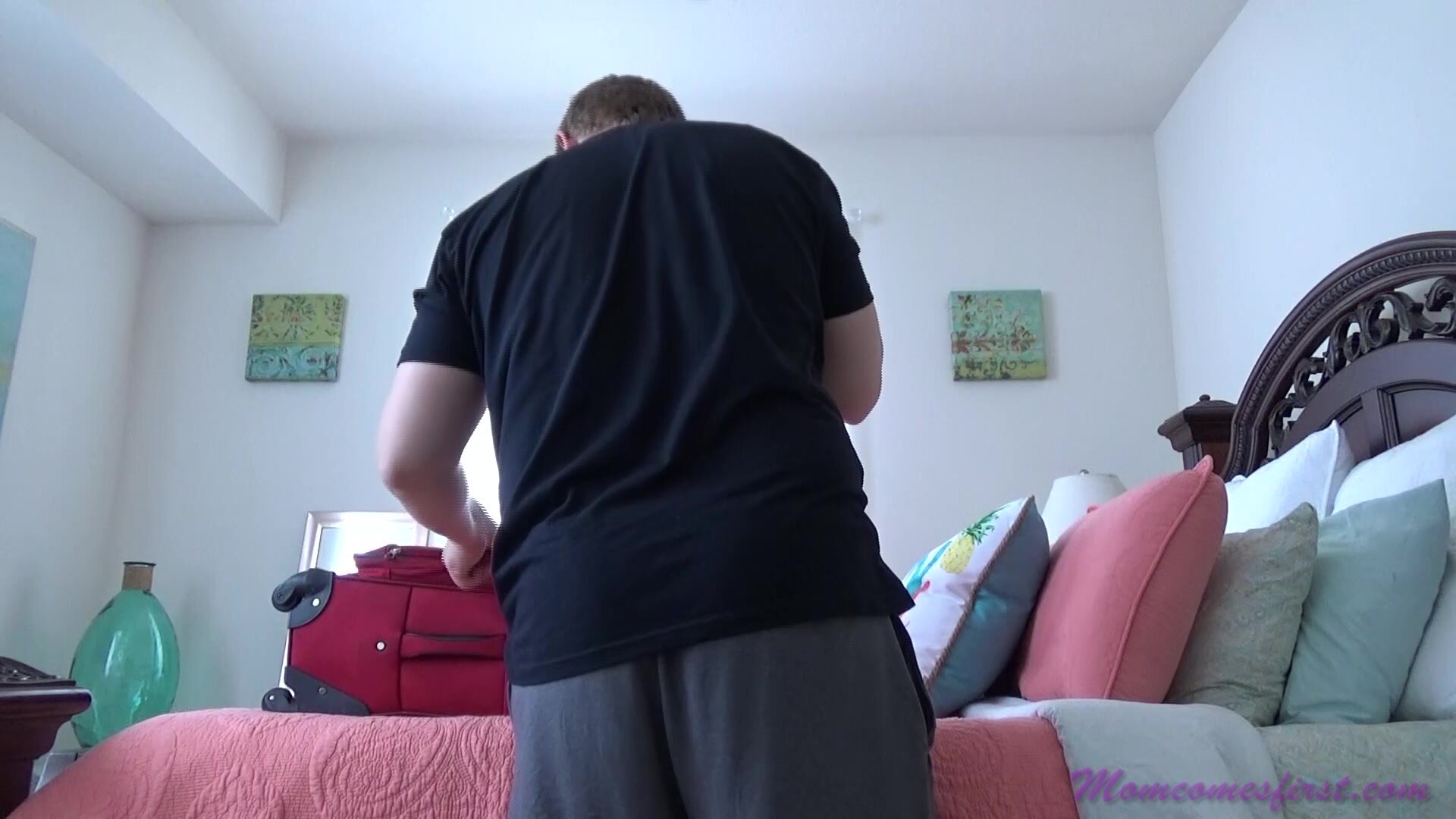 Brianna Beach - Mother And Son Play While Father Is Away