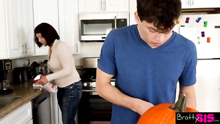 Bratty StepSis StepBrother Fucks StepSister Right Next To StepMom