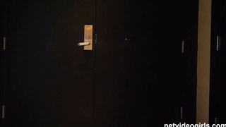 Hot brunete teen enjoys sex