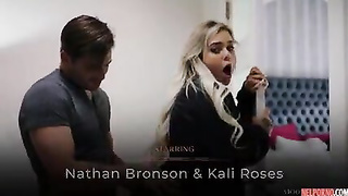 A girl with big milkings is cheating on a guy with his brother