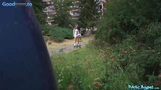 [Public Agent] Lucky Agent in Basement Threesome