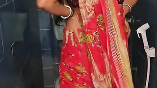 Desi mom in the bathroom