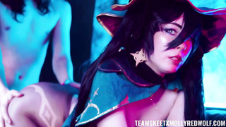 [TeamSkeet] Molly Redwolf -cumming in anime girl