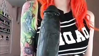 Princess Pineapple bbc dildo blowjob riding lipss