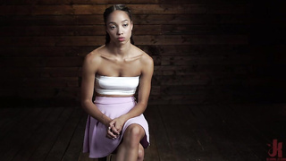 Alexis Tae's First Time Being tormented in Grueling Bondage