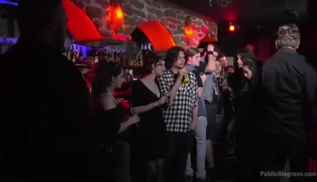 Frida Sante - Underground Goth Club turns into a Wild Fuck Party!