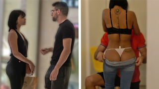 19 yo BRAZILIAN GOLD DIGGER Gets Dominated By A Huge Dick