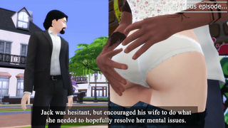 The Sims 4:Horny Wife Cheats in Front of Husband - Part 2