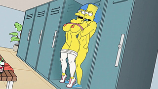 Bart And Marge Fucking In The Gym