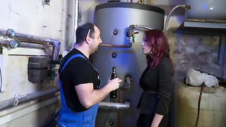 German girl get a good pounding