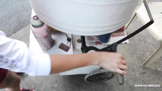 carne del mercado algodon