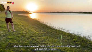 Alina Rai - Learn how to fish_ Stepmom teaches stepson to fish and more(720P)