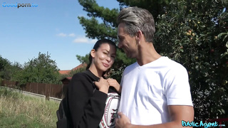 Public Agent - Facial for cheating American babe