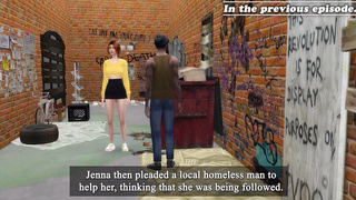The Sims 4:Stepmother & Stepdaughter get Used by Filthy Homeless - Part 3