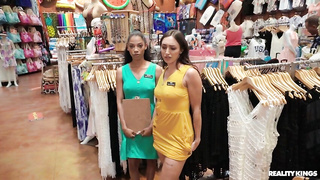 5/19/23 Johnny Love fucks retail thots Sisi Rose and Eden West