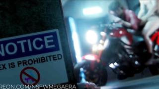 Resident Evil Claire Redfield Fucking Hard Cock On Her Motorcycle