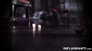 Inflagranti - Redhead MILF masturbates with a dildo - Jana Bach - HD