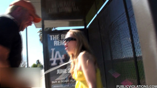 Bus Stop Bitch Massive Facial