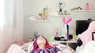 sexy pink haired girl 2 video