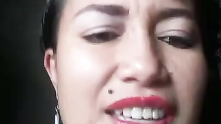 fat brunette masturbates