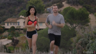 Busty Chinese Jade Kush fucks stepfather