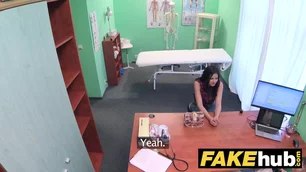306px x 172px - Fake Hospital Shy brunette has explosive orgasms when fucking her doctor