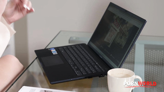 Horny Real Estate Agent Takes DP Drilling In The Office