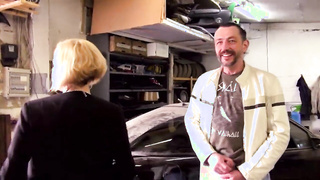 Leni a German MILF loves a good fuck at the repairshop