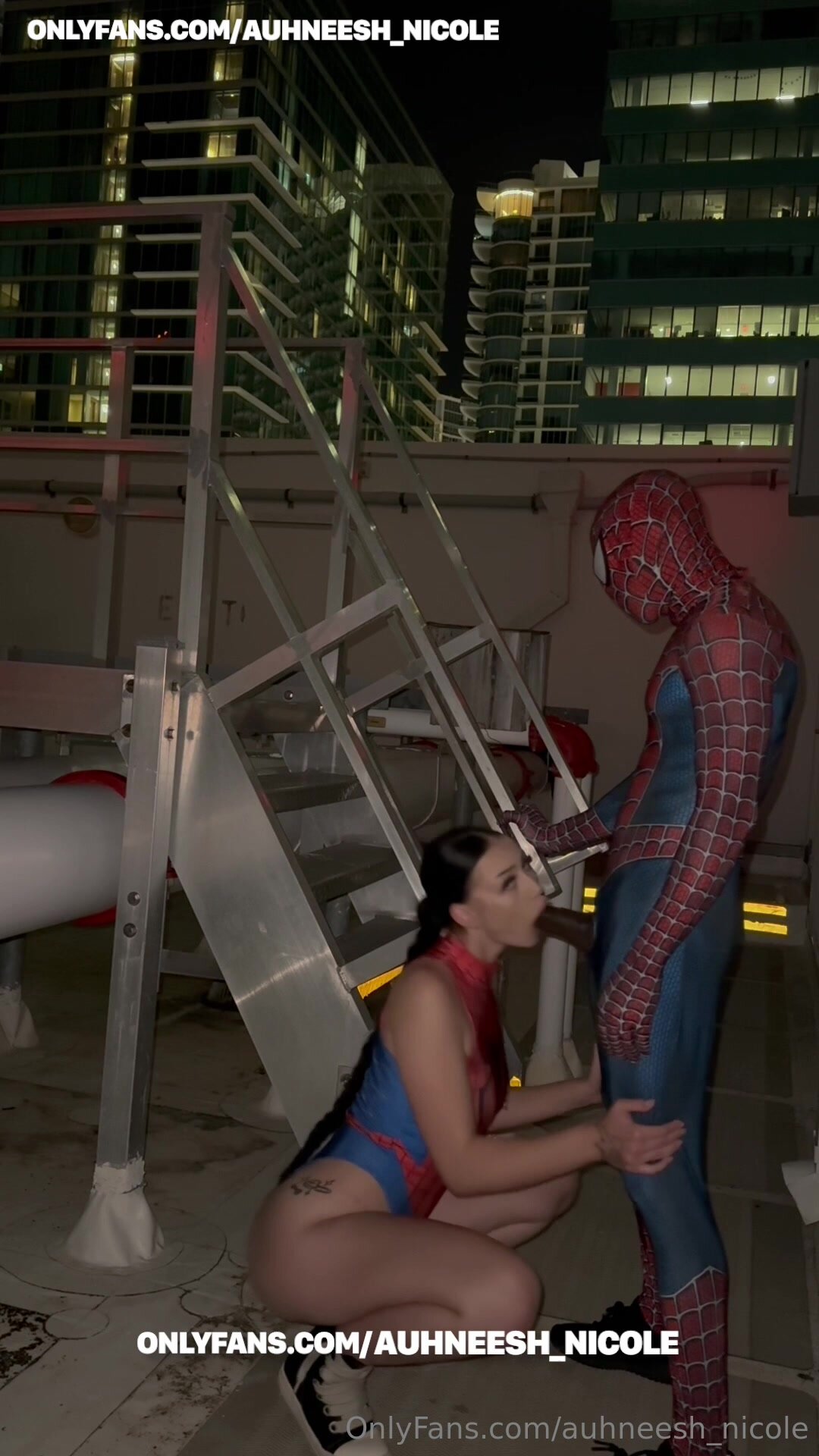 auneesh ajnicole spiderman bbc lipss.
