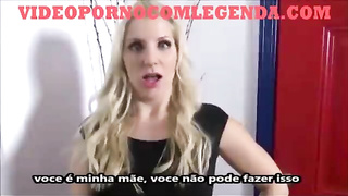 Dando um lição na mama