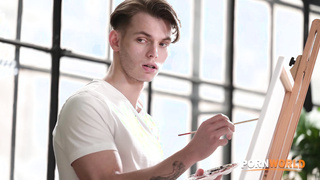 Slutty Brunette Sara Diamante Tempts Artist Into Fucking Her Ass