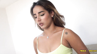 INDIAN WITH A YOUNG BEAUTIFUL GIRL