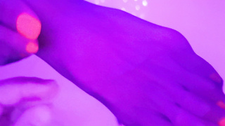 Foot Job with black stockings by yanyan