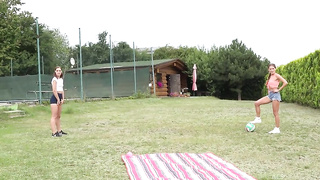 Eveline Dellai And Mina K - World Cup Fisters BTS XXX