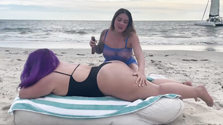 latina lesbians on the beach