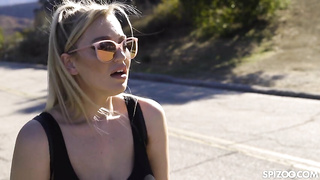 Blake Blossom - Hitchhiking cutie gets her tit - Cute Teen, Busty, Rough