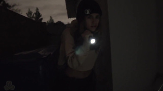 lesbian ties up and fucks a young woman