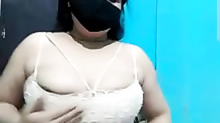 Live desi horny bbw babe strip dance on cam